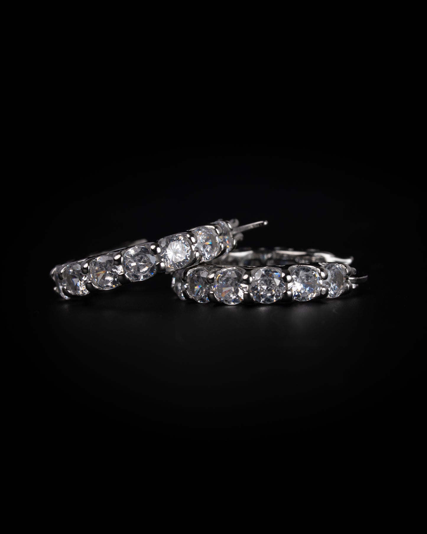 Diamond hoops small - Kejsar