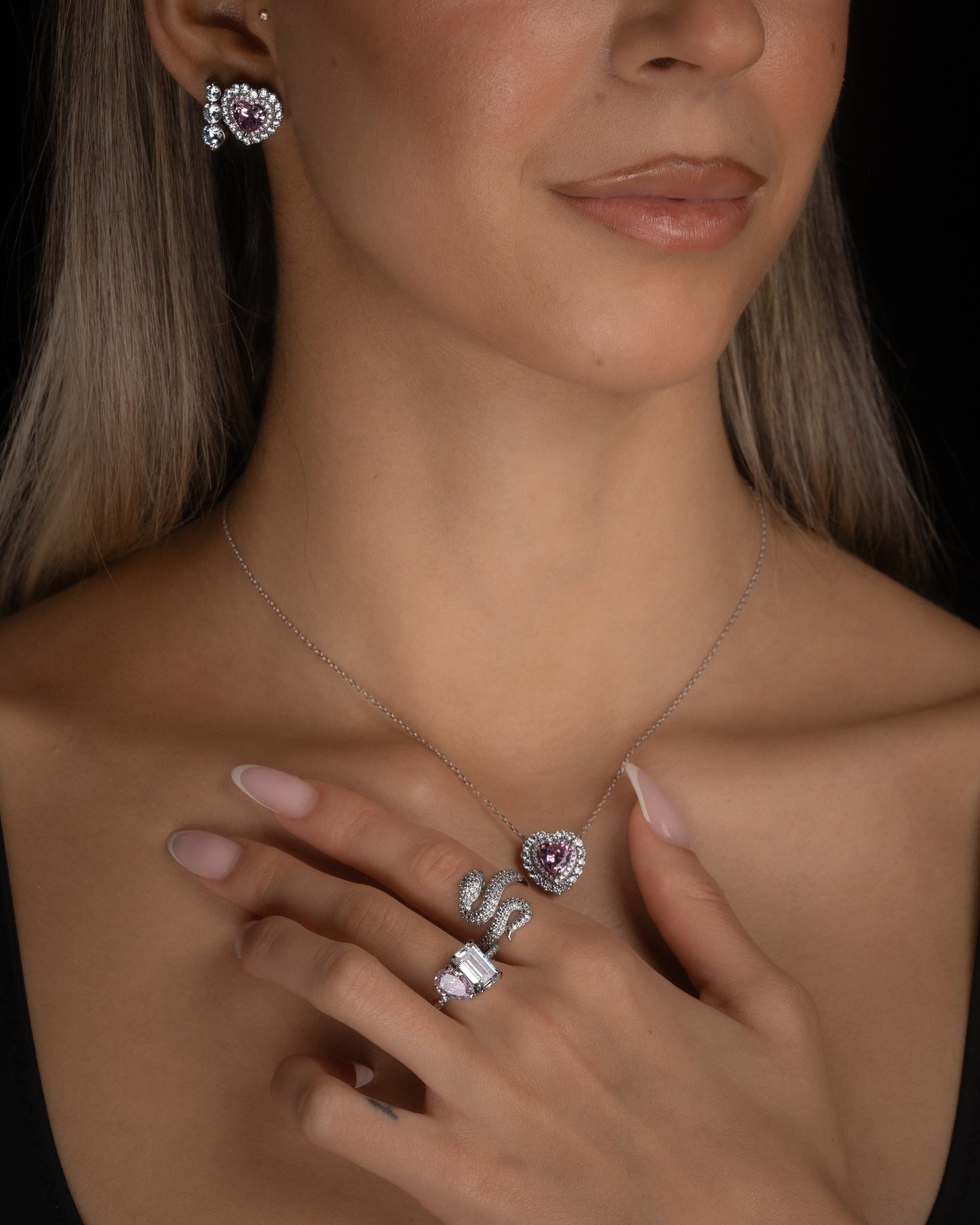 Iced Out Snake Ring - Kejsar