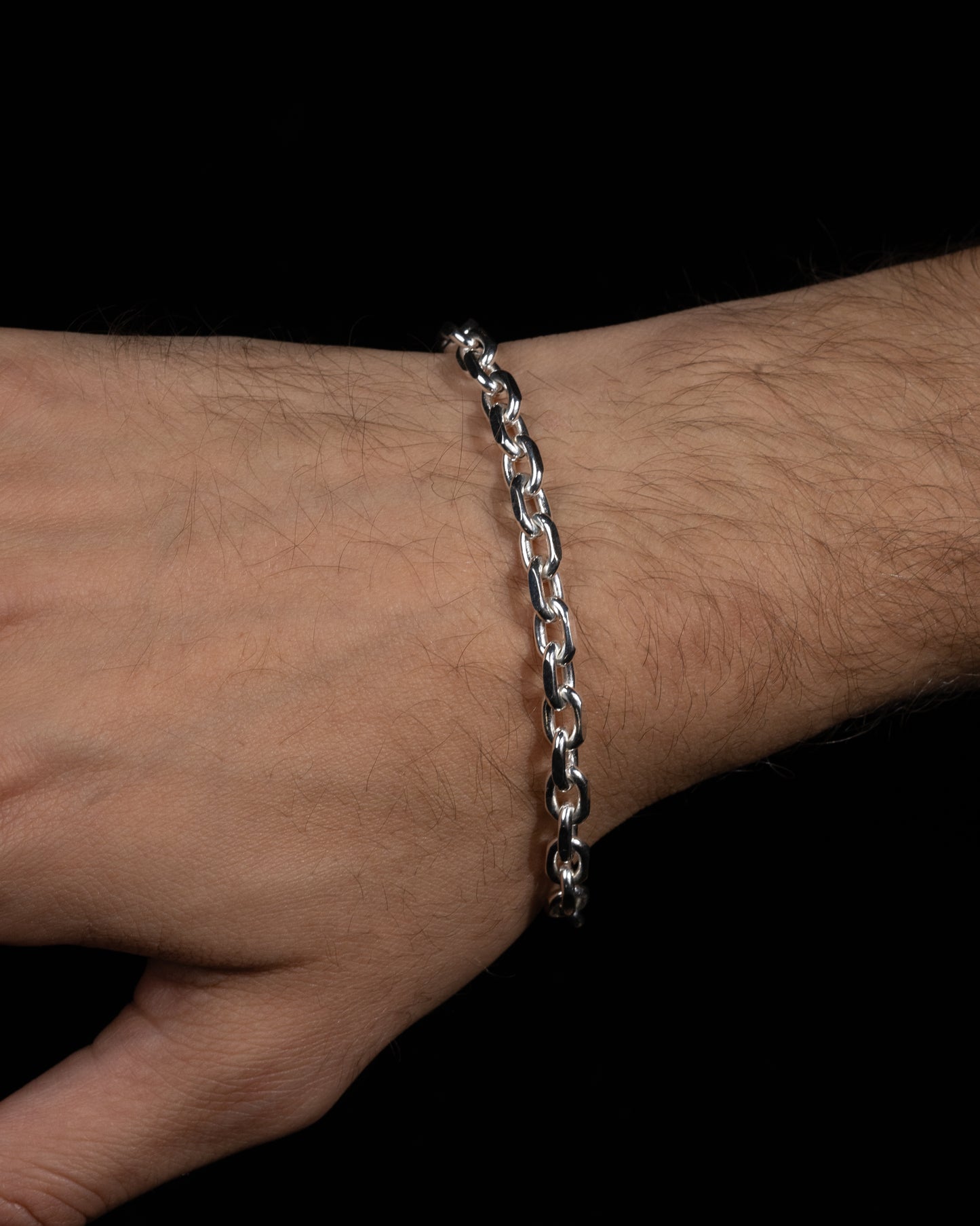 Ankarlänk Armband 4mm - 925 Silver - Kejsar