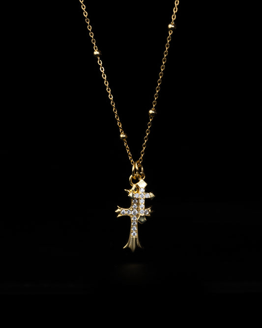 Twin Cross Necklace - Kejsar