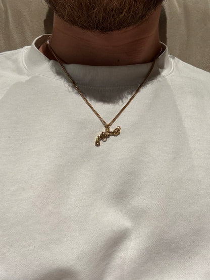 Non-Violence Halsband - The Knotted Gun