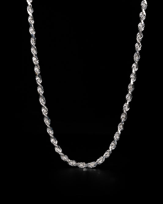 Diamond Cut Cordell Halsband 6mm - 925 silver - Kejsar