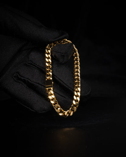 ‍Cuban Link Armband 6mm HERR (100% off) - Kejsar