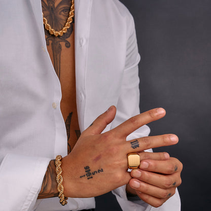 Cordell Armband 8mm - 18K Guldpläterad