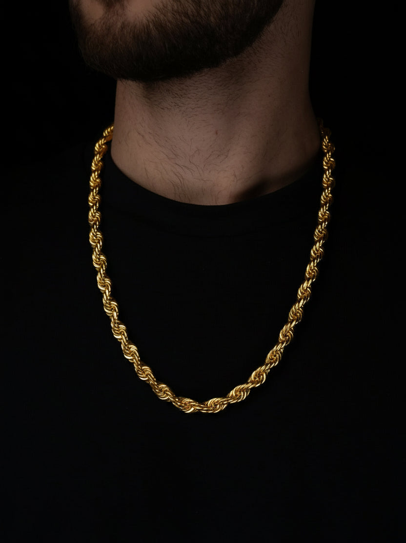 Cordell-Halskette mit Diamantschliff, 10 mm – 925er Silber