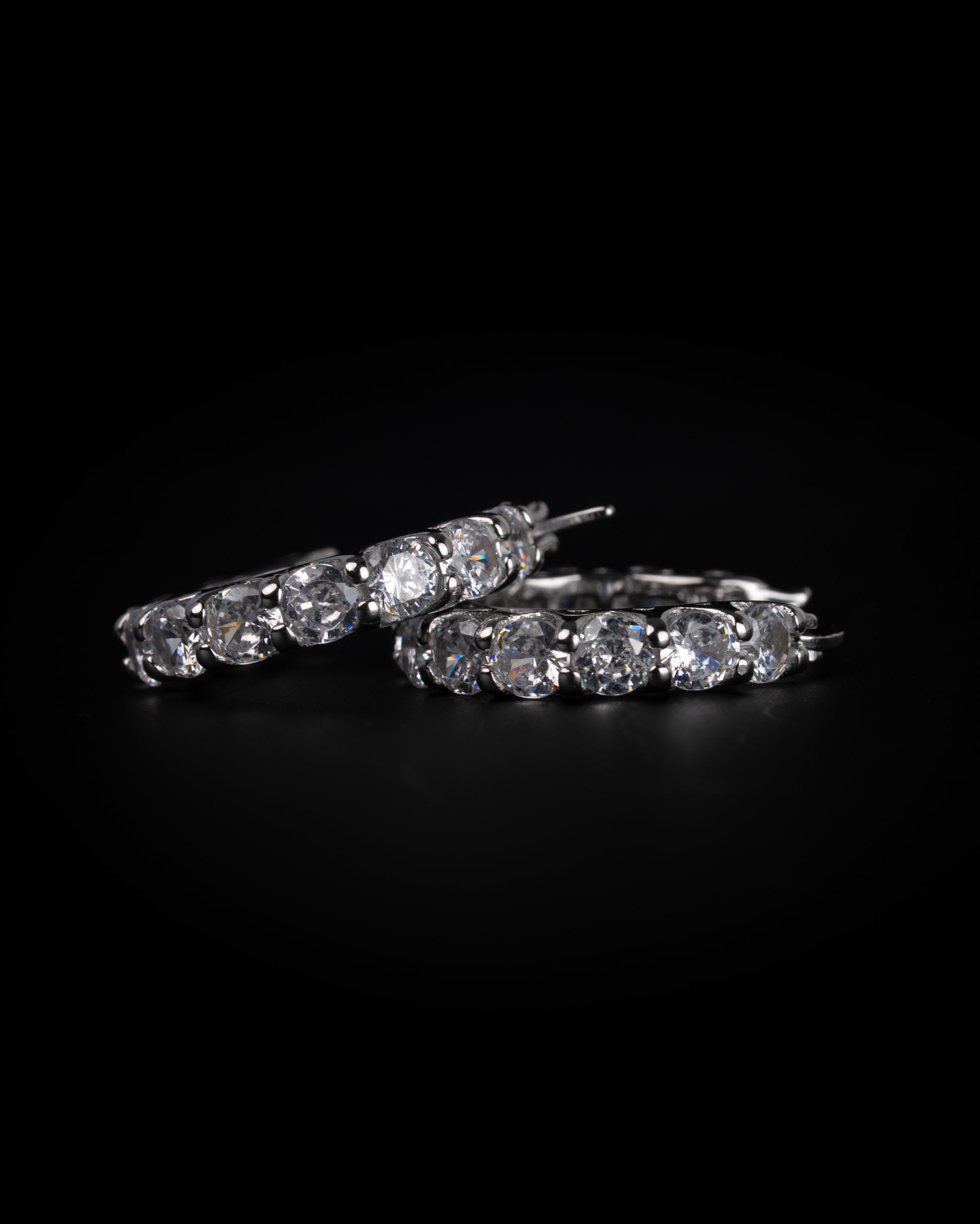 Diamond hoops small - Kejsar