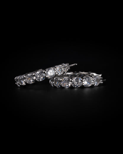 Diamond hoops small - Kejsar