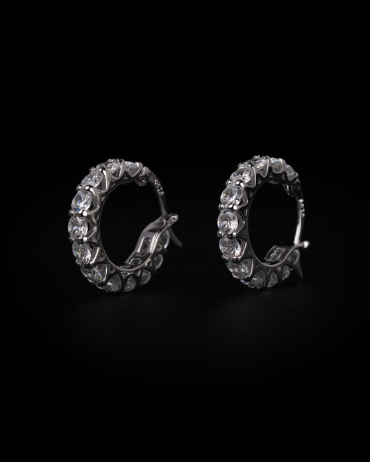 Diamond hoops small - Kejsar