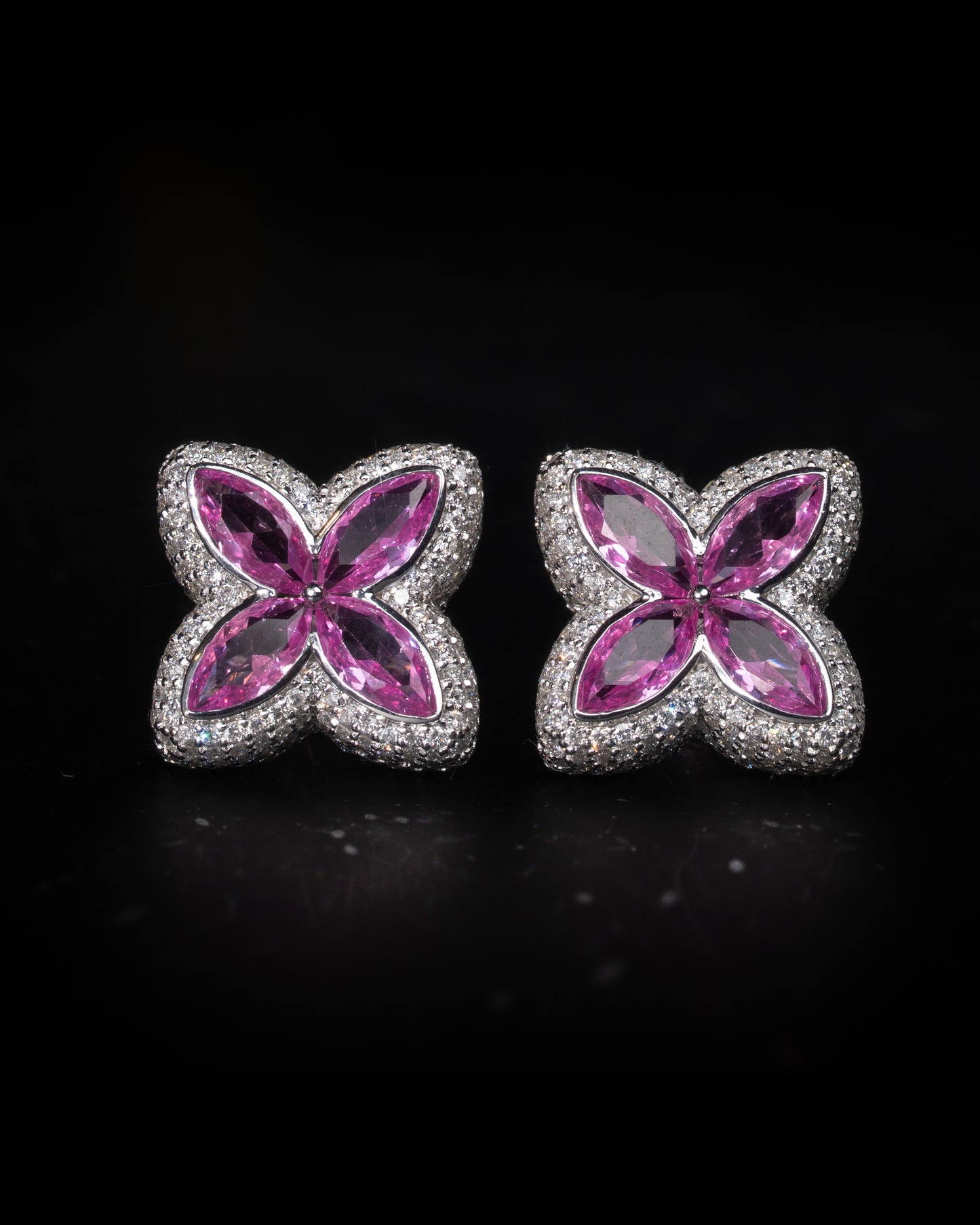 Infinity Flower Earrings