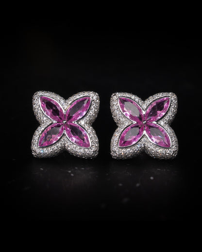 Infinity Flower Earrings