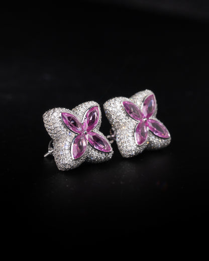 Infinity Flower Earrings