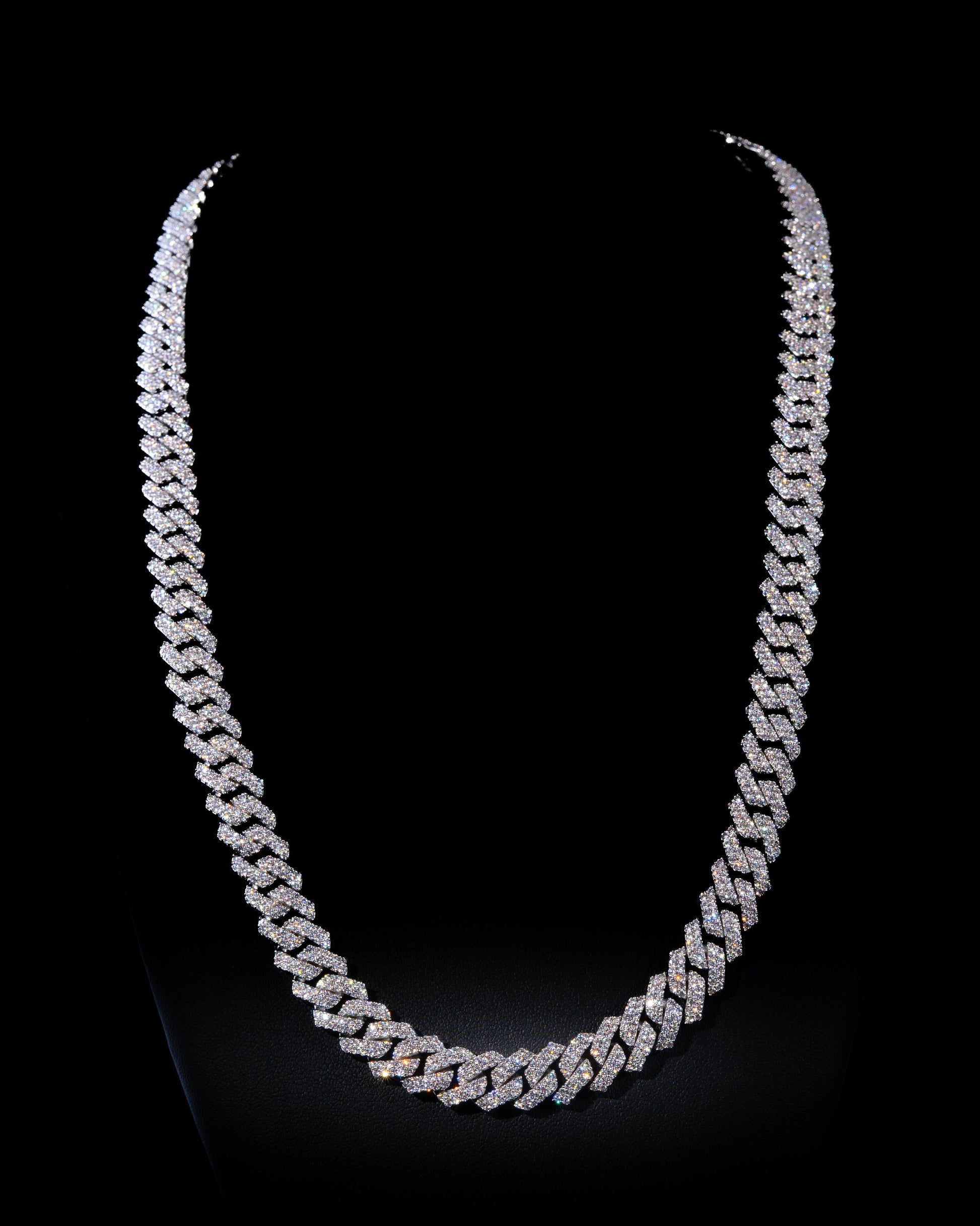 Iced Out Cuban Link Halsband - Kejsar
