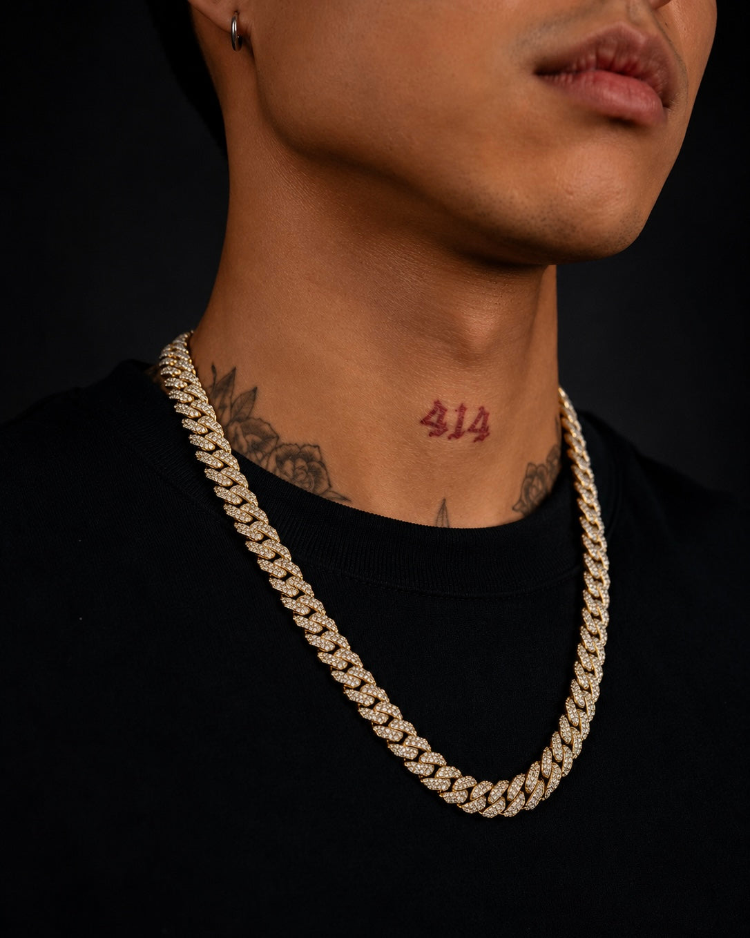 Iced Out Cuban Link Halskette