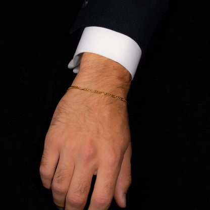 Figaro Armband 3mm