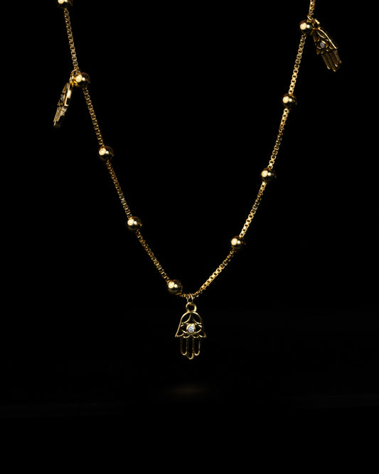 Triple Hand Necklace - Kejsar